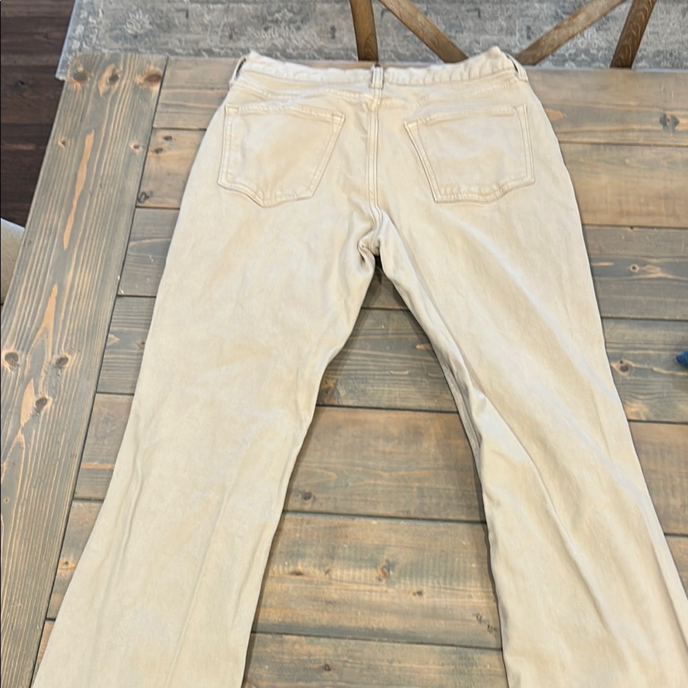 3 Pairs Old Navy Blue and Tan Bootcut Jeans 32X34 - Picture 4 of 10